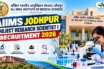 AIIMS Jodhpur Project Research Scientist I Recruitment 2026
