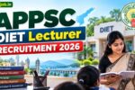 APPSC DIET Lecturer Recruitment 2026