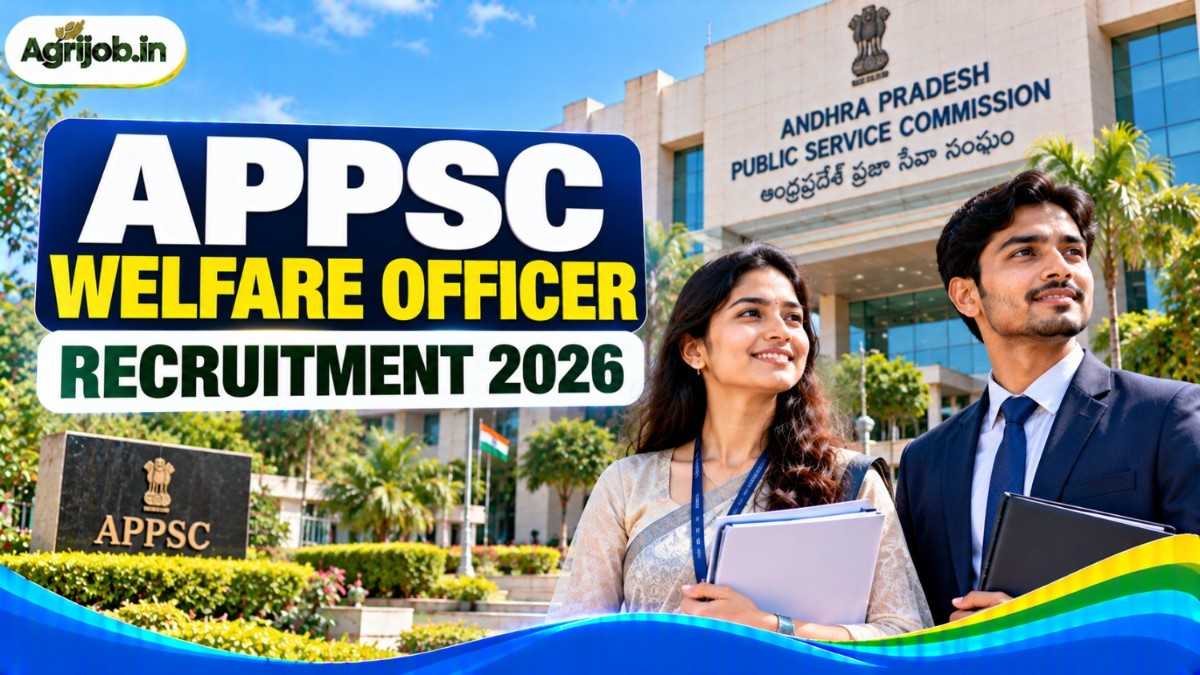 APPSC Welfare Officer Recruitment 2026
