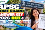 APSC Home Guard Answer Key 2026 Out