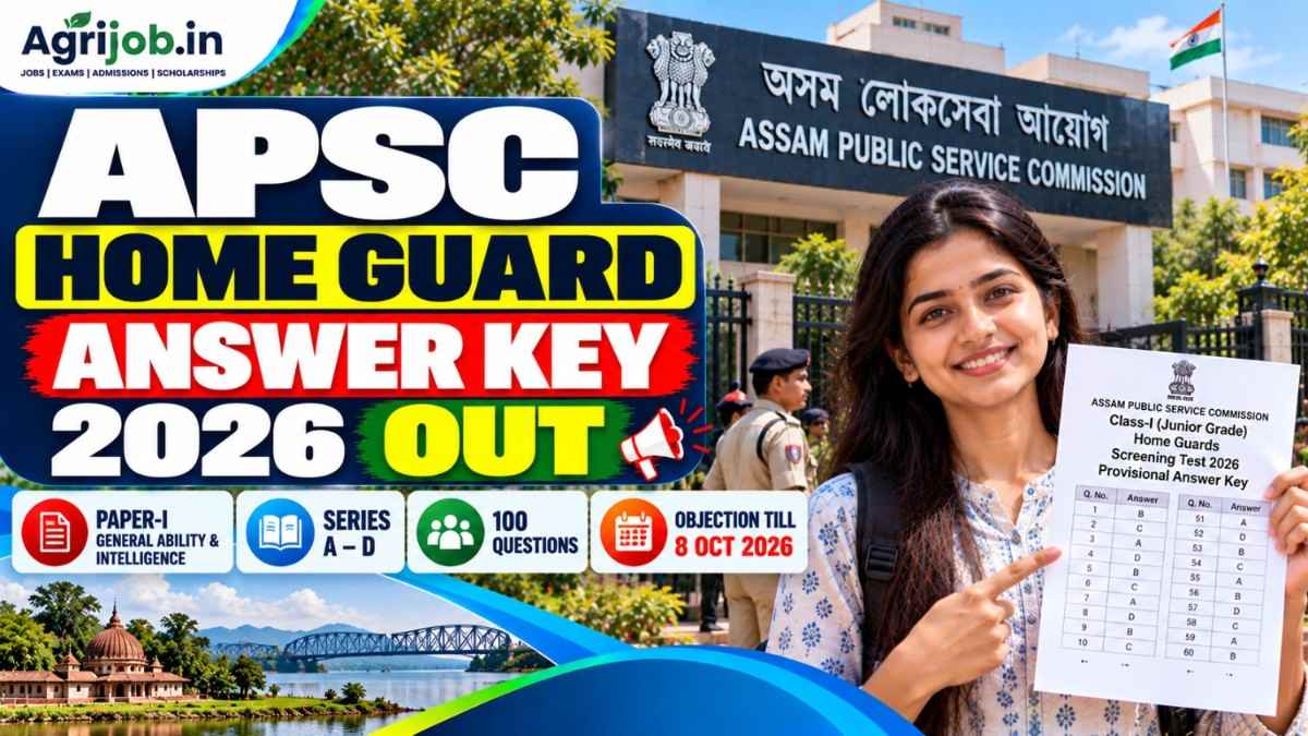 APSC Home Guard Answer Key 2026 Out