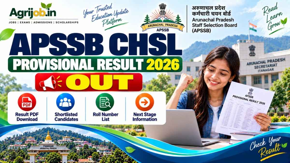 APSSB CHSL Provisional Result 2026 Out
