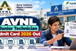 AVNL Junior Technician Admit Card 2026 Out