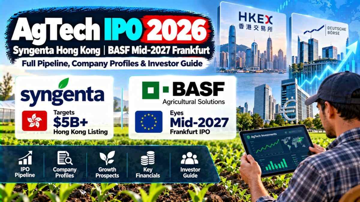 AgTech IPO Pipeline 2026