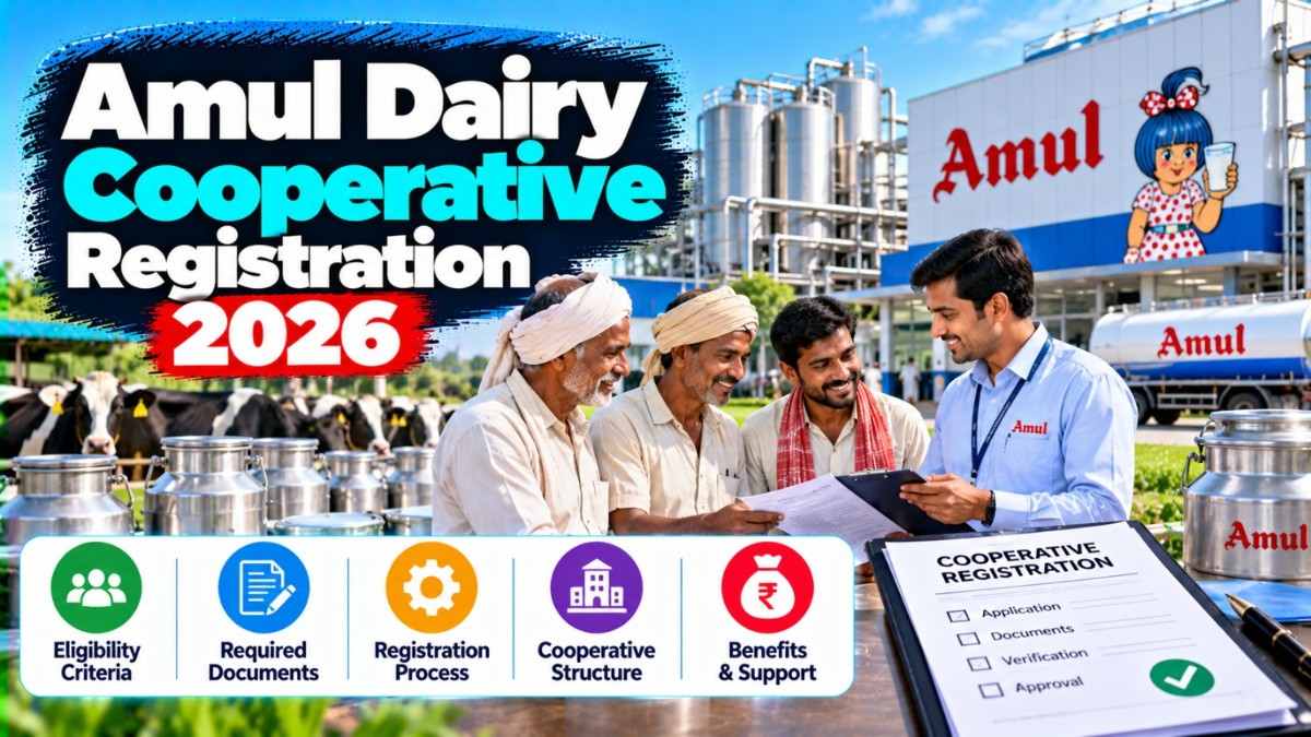 Amul Dairy Cooperative Registration 2026