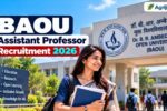 BAOU Assistant Professor Recruitment 2026