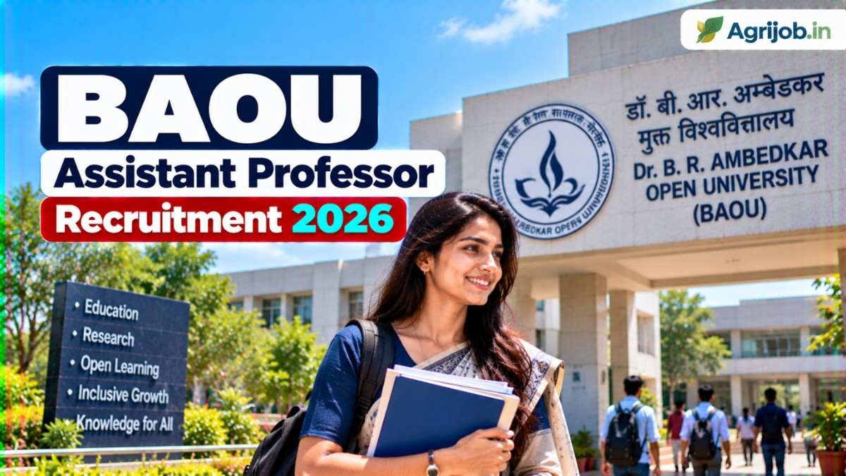 BAOU Assistant Professor Recruitment 2026