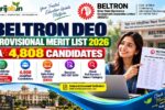 BELTRON DEO Provisional Merit List 2026 – Download 4808 Candidates