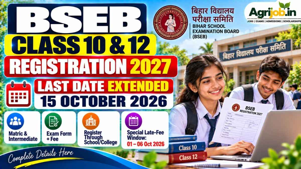 BSEB Class 10 12 Registration 2027