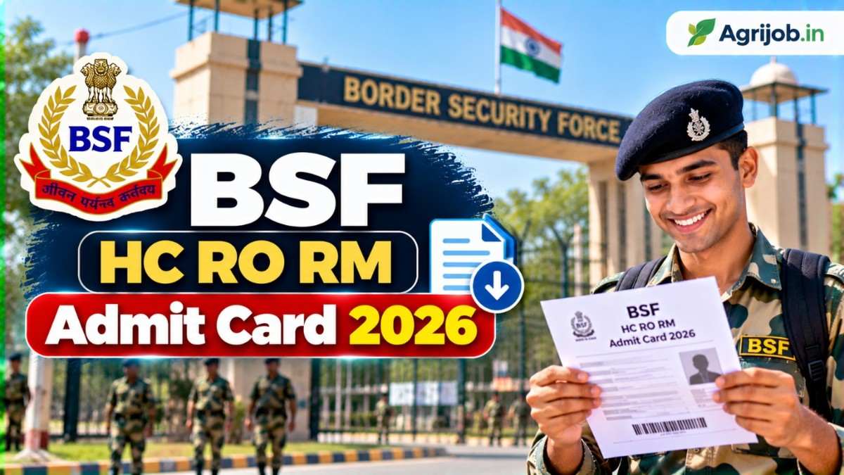 BSF HC RO RM Admit Card 2026