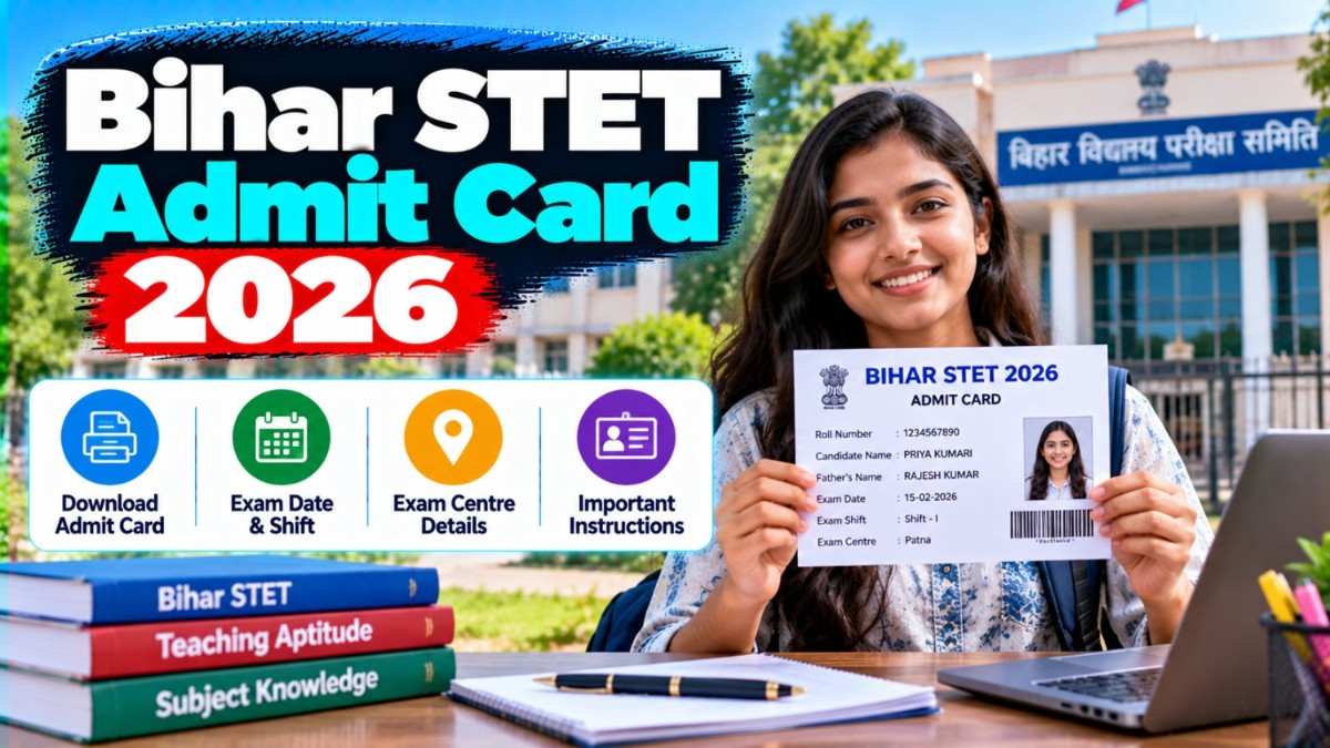 Bihar STET Admit Card 2026