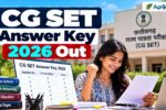 CG SET Answer Key 2026 Out