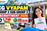 CG Vyapam Group 2 Recruitment 2026
