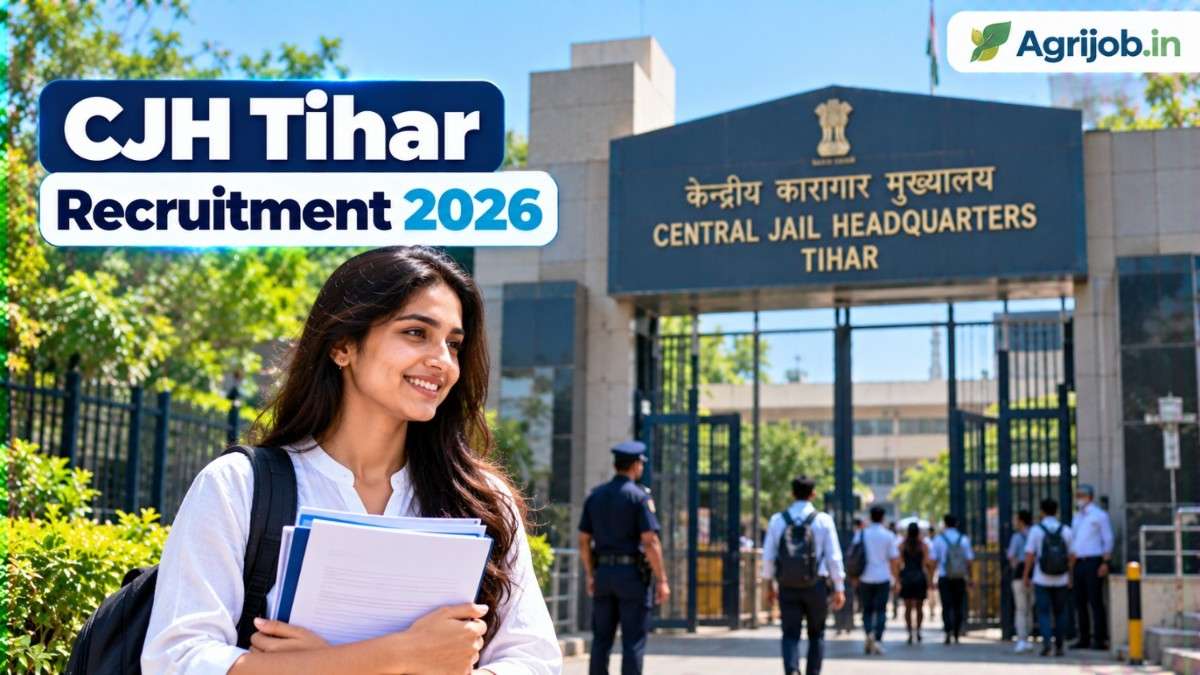CJH Tihar Recruitment 2026