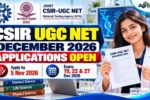 CSIR UGC NET December 2026