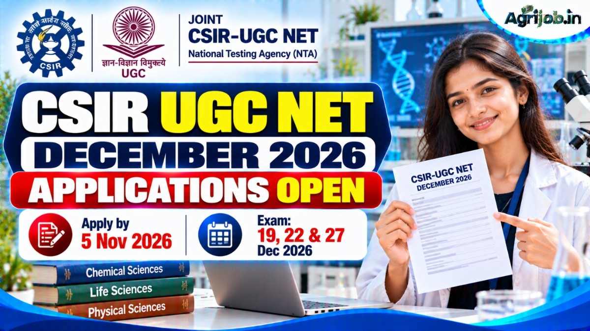 CSIR UGC NET December 2026