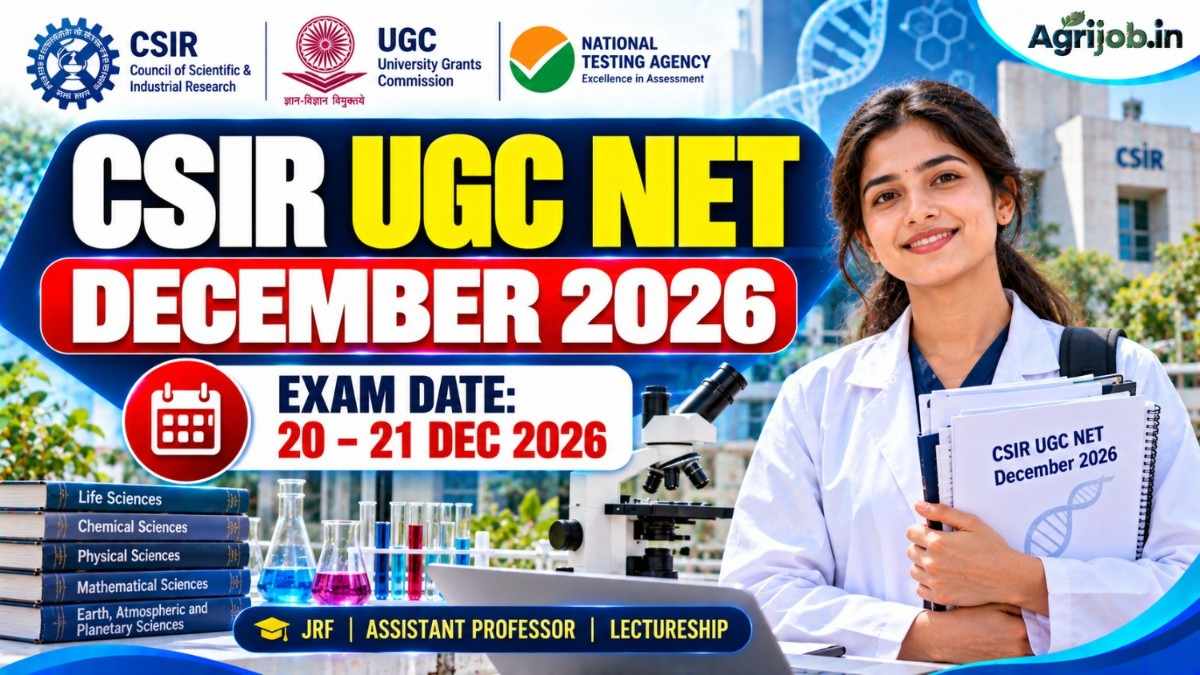 CSIR UGC NET December 2026