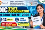 DIC State Coordinator Recruitment 2026
