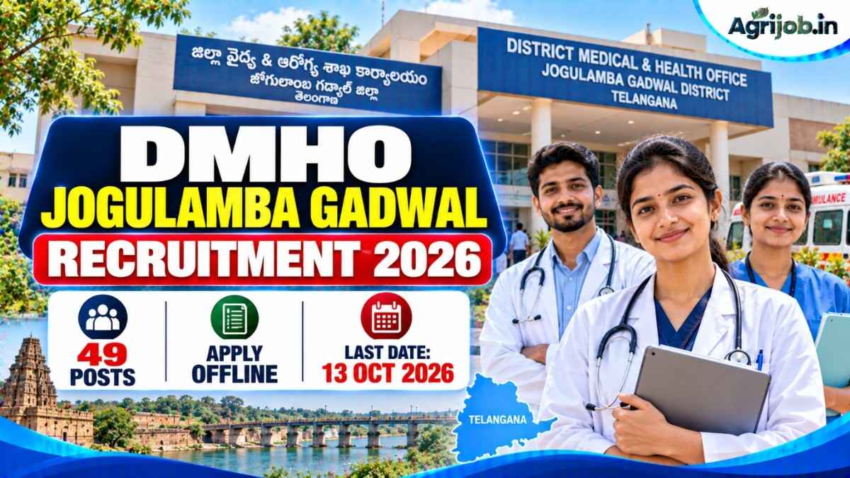 DMHO Jogulamba Gadwal Recruitment 2026