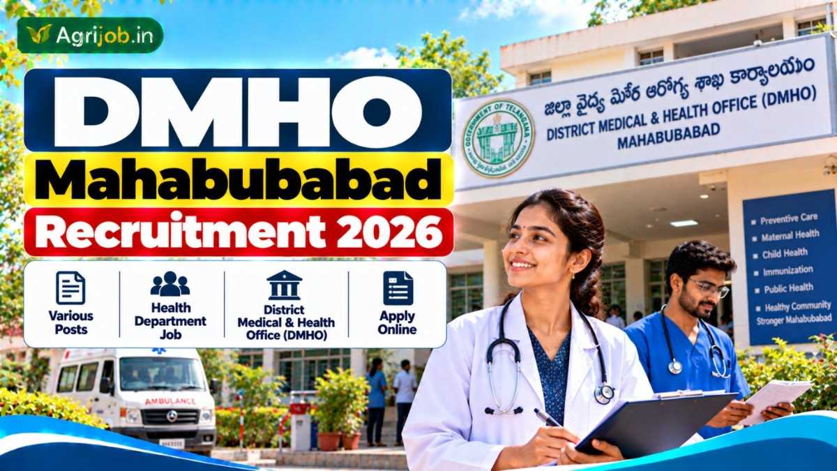 DMHO Mahabubabad Recruitment 2026