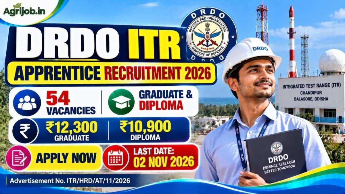 DRDO ITR Apprentice Recruitment 2026