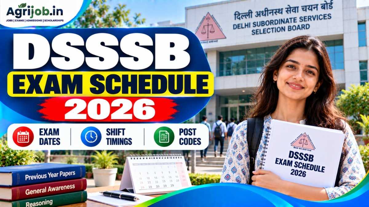 DSSSB Exam Schedule 2026