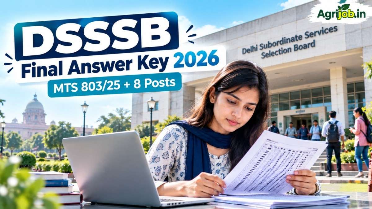 DSSSB Final Answer Key 2026 Out