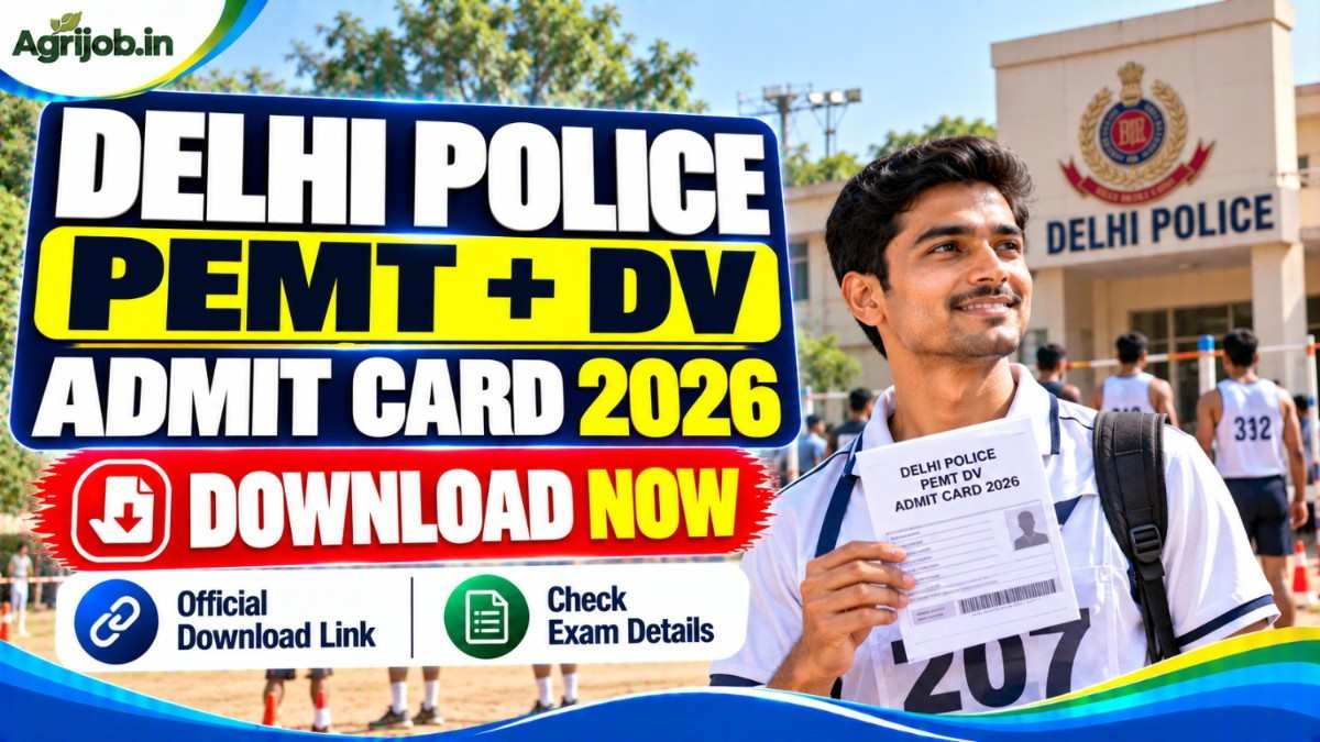Delhi Police PEMT DV Admit Card 2026
