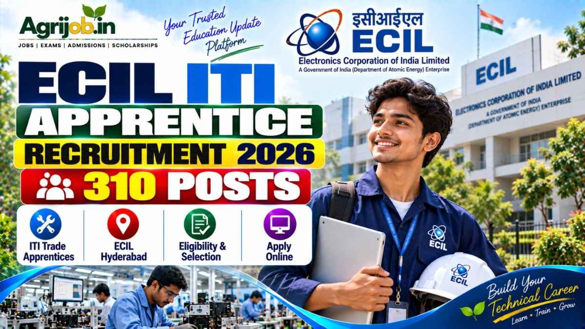 ECIL ITI Apprentice Recruitment 2026 – 310 Posts