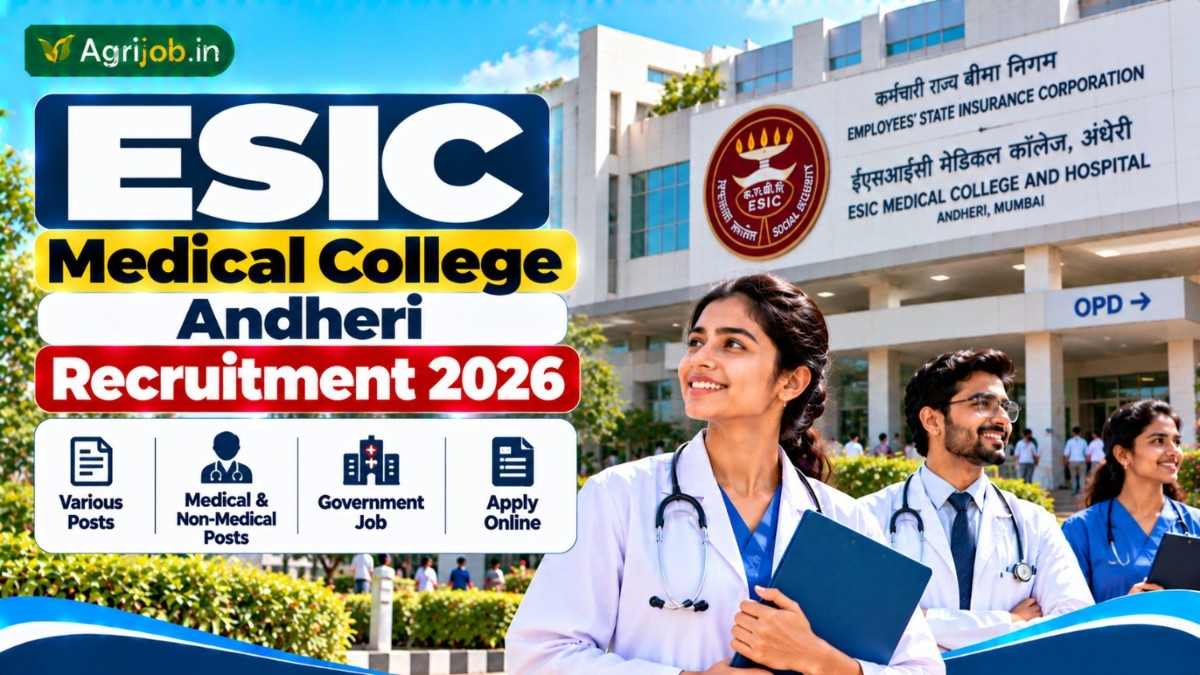 ESIC Medical College Andheri Recruitment 2026