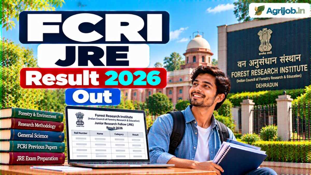 FCRI JRE Result 2026 Out