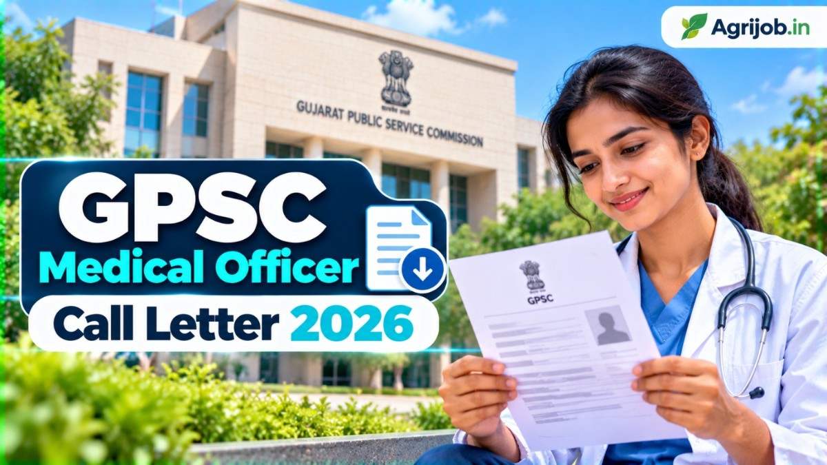 GPSC Medical Officer Call Letter 2026