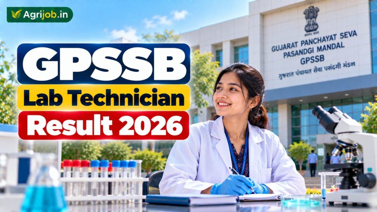 GPSSB Lab Technician Result 2026