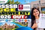 GSSSB CCE Answer Key 2026 Out