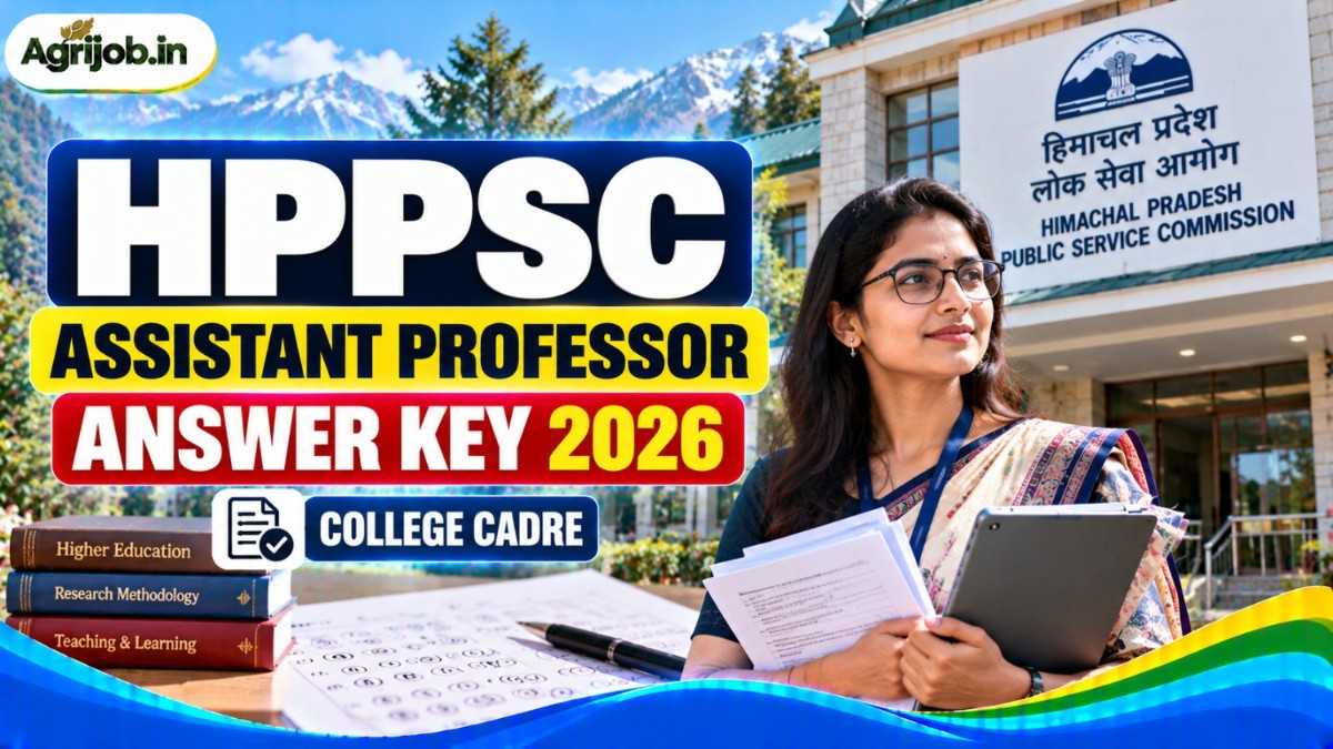 HPPSC Assistant Professor College Cadre Answer Key 2026