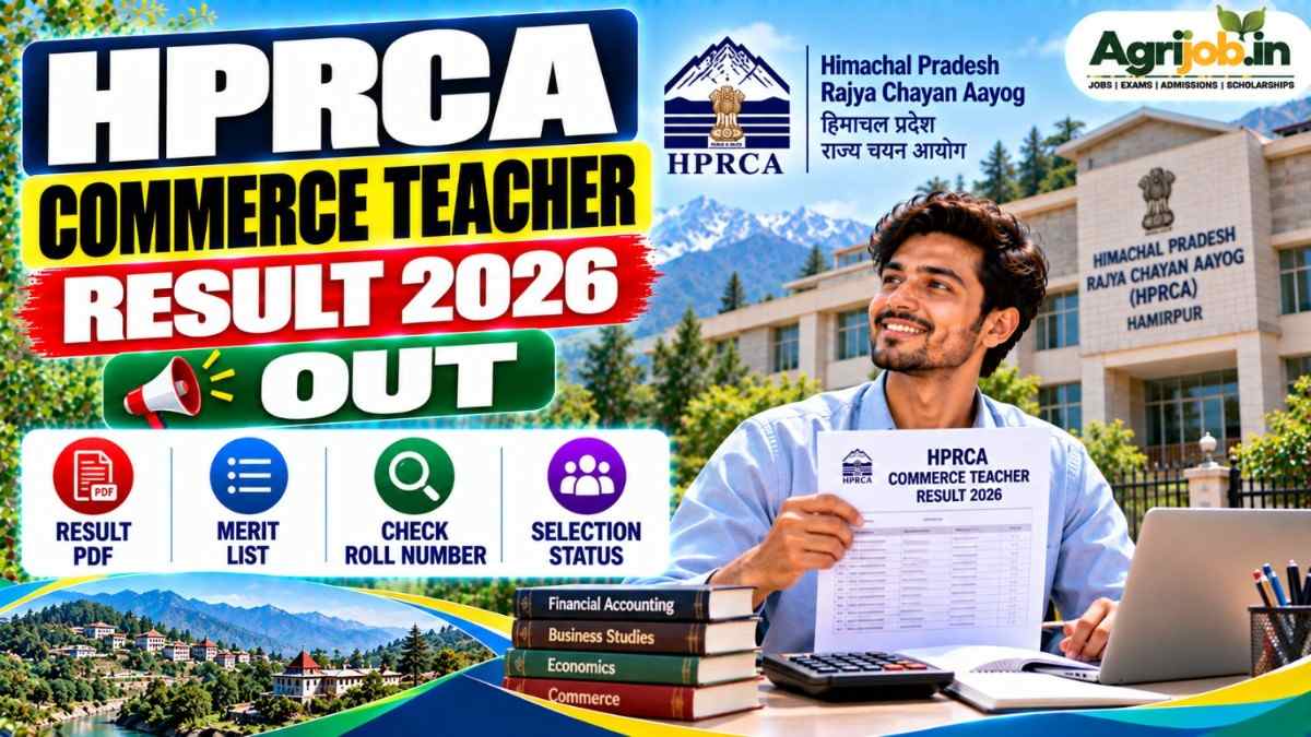 HPRCA Commerce Teacher Result 2026