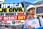 HPRCA Junior Engineer Civil CBT Result 2026 Out
