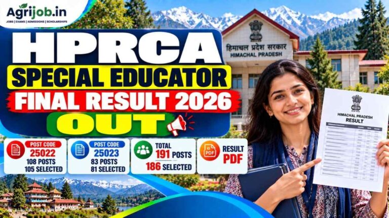 Pre Qualification Checklist.pdf HPRCA Special Educator Final Result 2026 Out โ 186 Selected, Check PDF