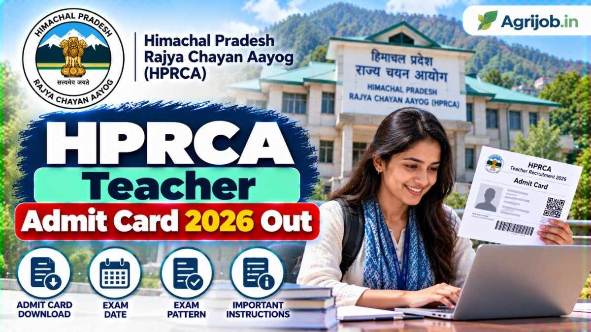 HPRCA Teacher Admit Card 2026 Out