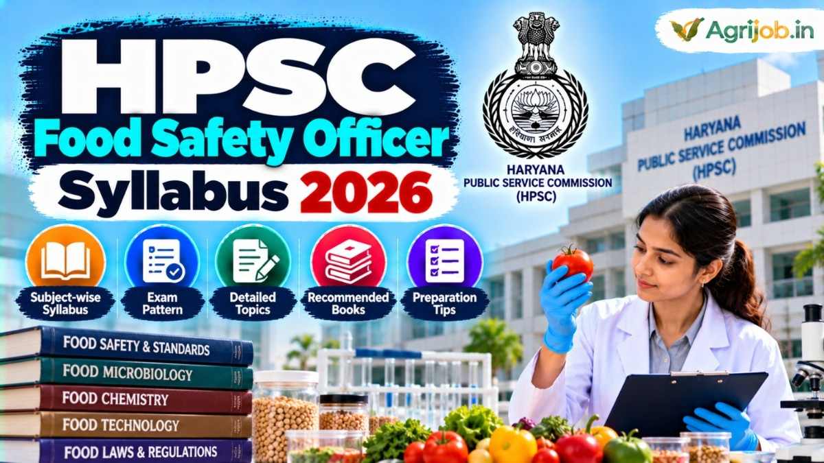 HPSC Food Safety Officer Syllabus 2026