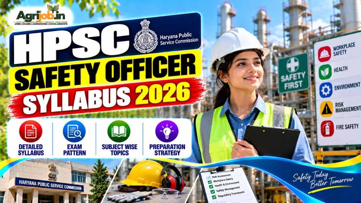 HPSC Safety Officer Syllabus 2026