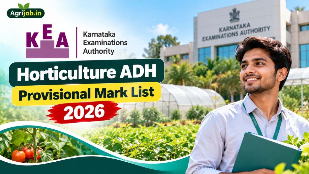 KEA Horticulture ADH Provisional Mark List 2026