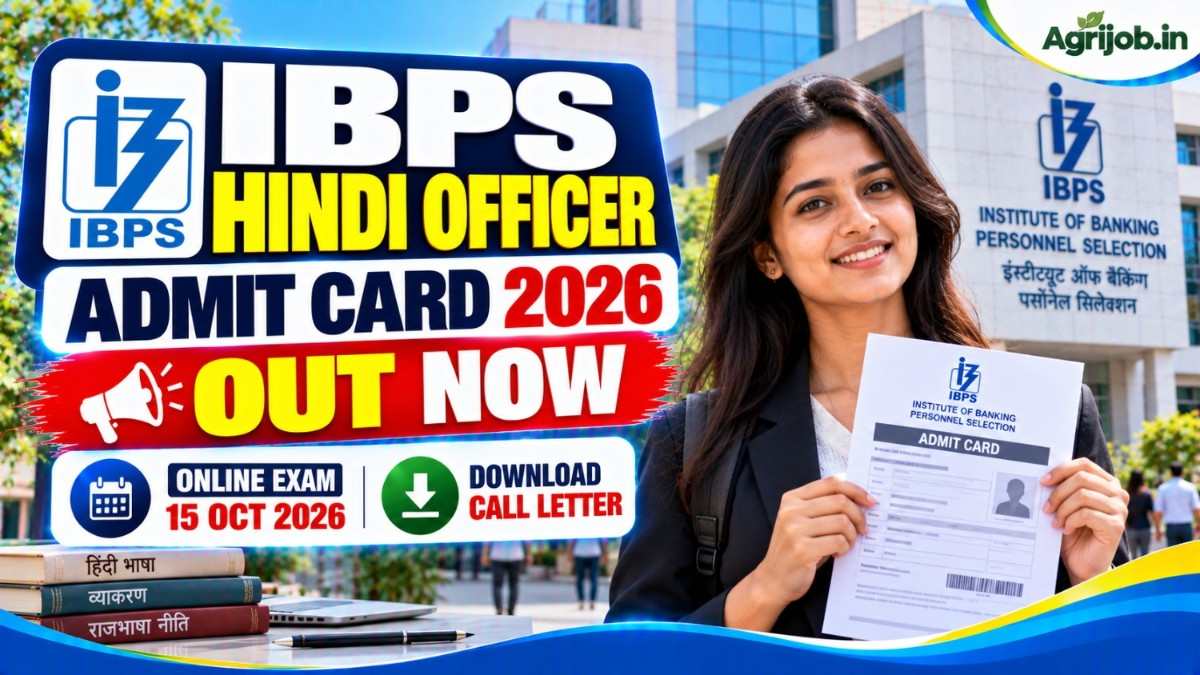 IBPS Hindi Officer Admit Card 2026 Out