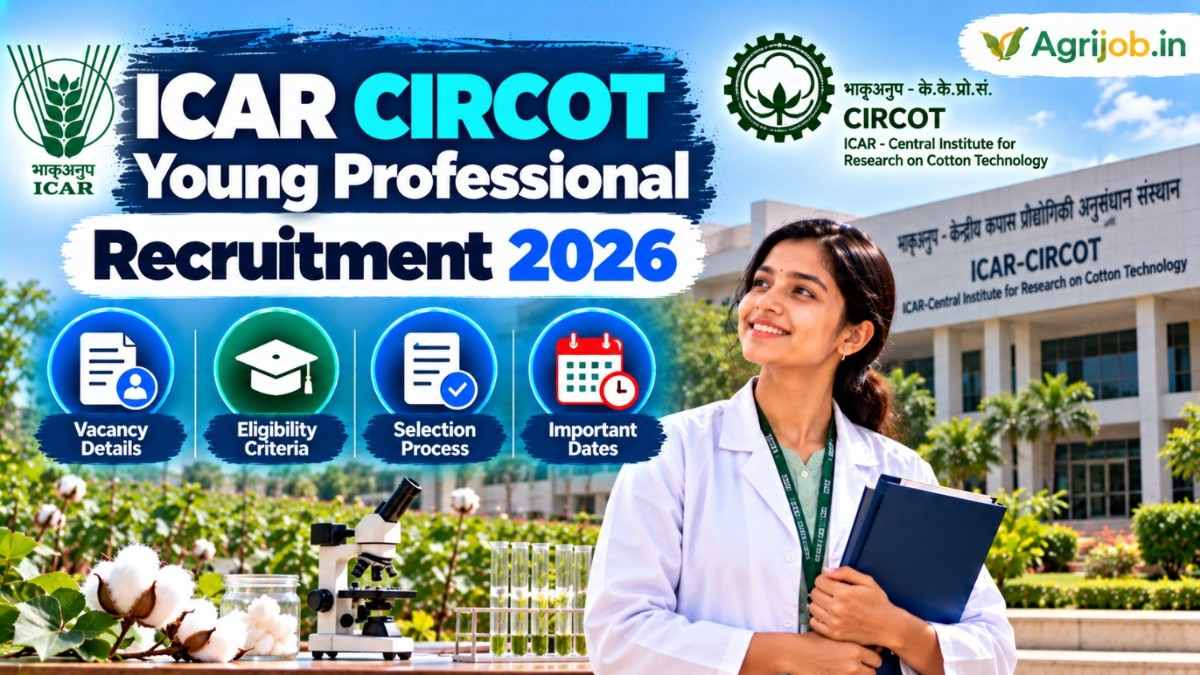 ICAR CIRCOT Young Professional Recruitment 2026