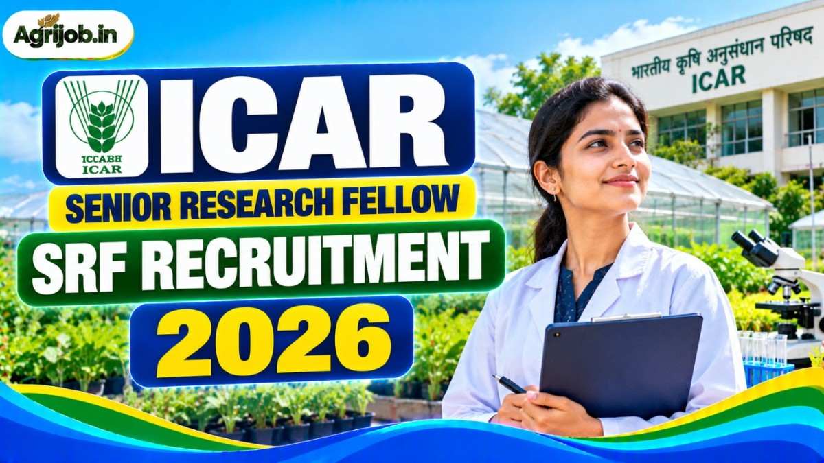 ICAR SBI SRF Recruitment 2026