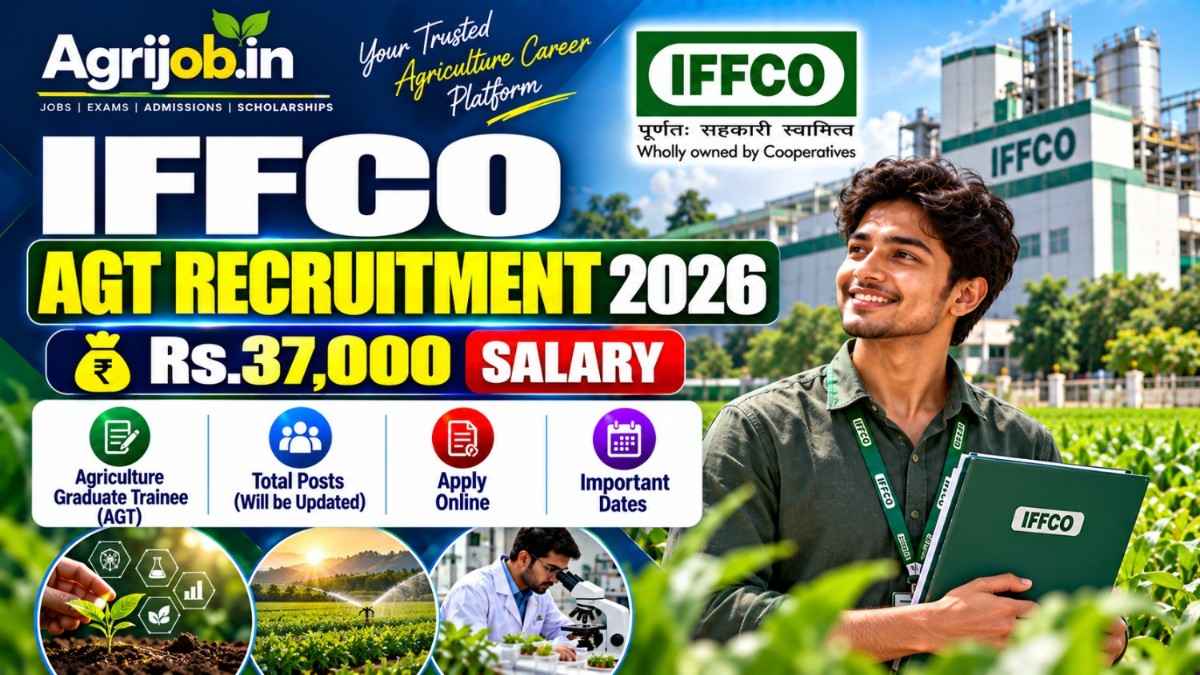 IFFCO AGT Recruitment 2026 – Rs.37,000 Salary