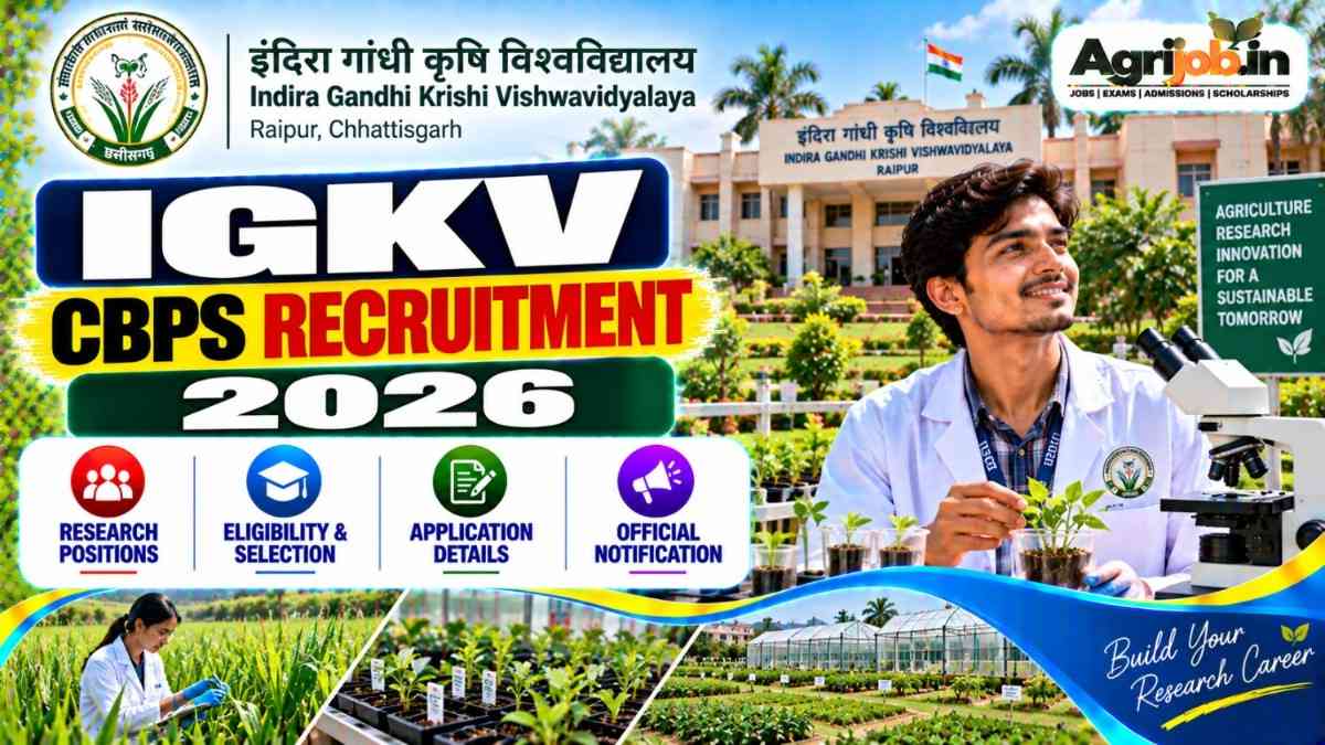 IGKV CBPS Recruitment 2026