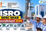ISRO SDSC SHAR Recruitment 2026