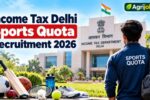 Income Tax Delhi Sports Quota Recruitment 2026