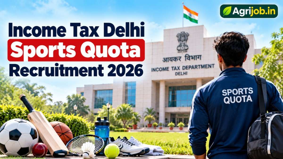 Income Tax Delhi Sports Quota Recruitment 2026